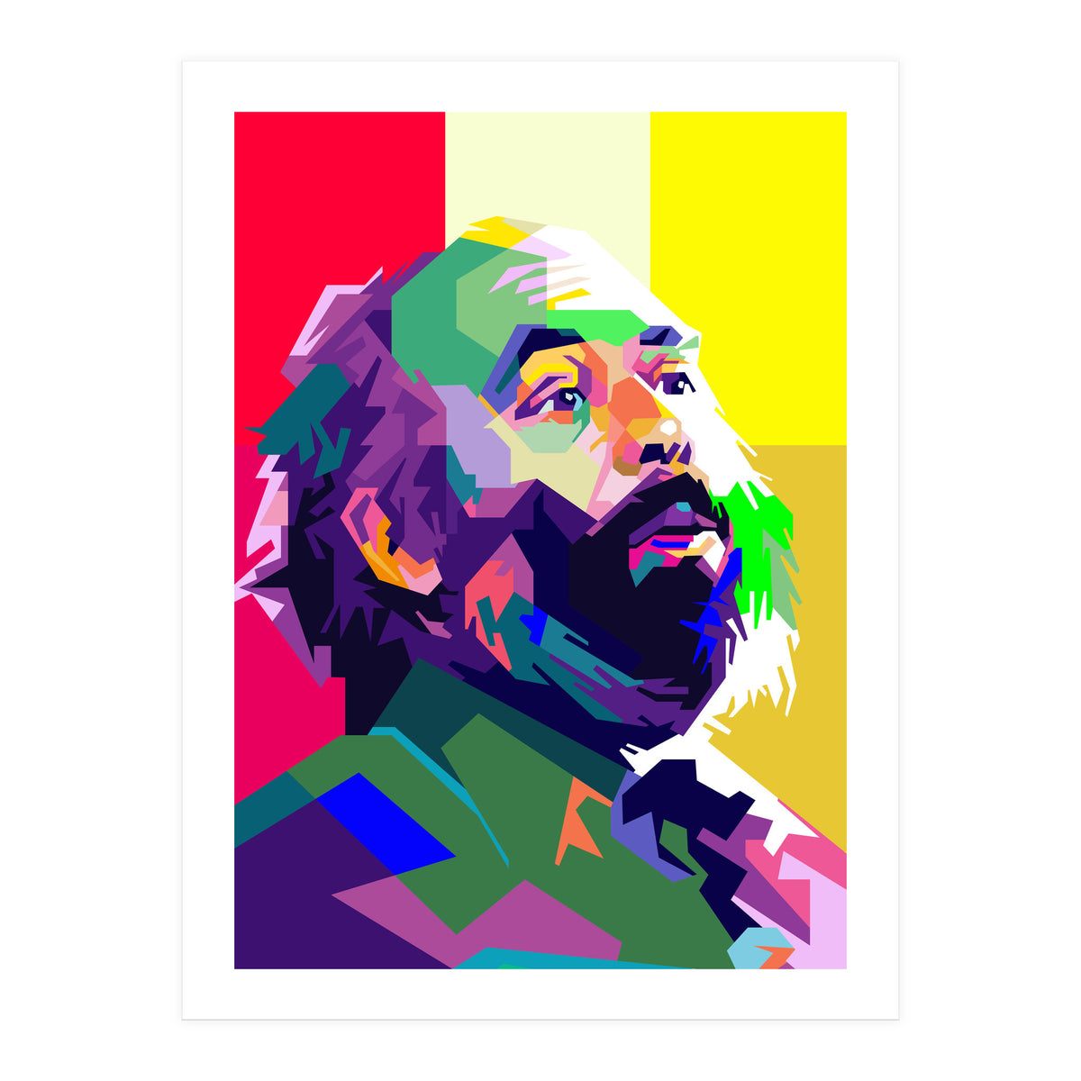 Luciano Pavarotti Opera Musical Pop Art WPAP  (Print Only)
