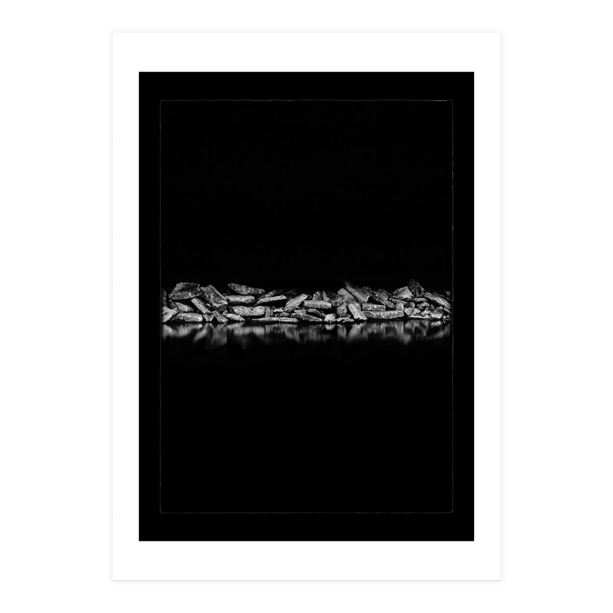 Breakwall No 1 with Border (Print Only)