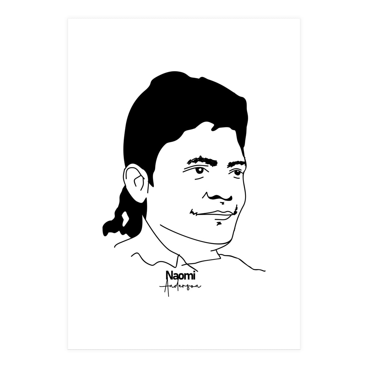 Naomi Anderson African American Suffragist (Print Only)