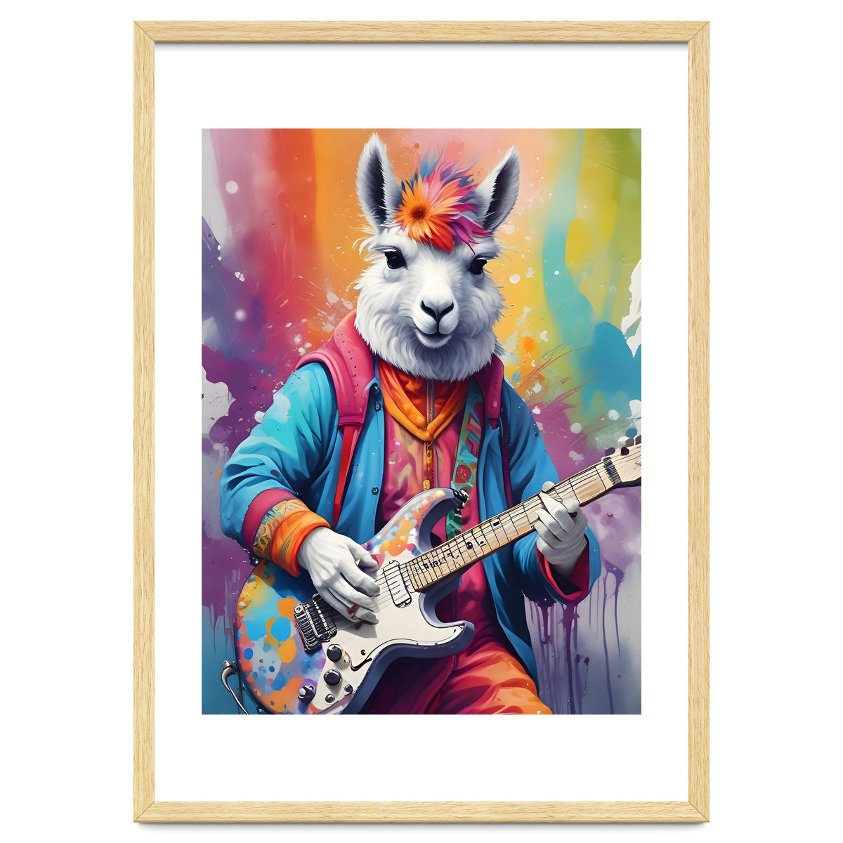 Lama Plays Guitar