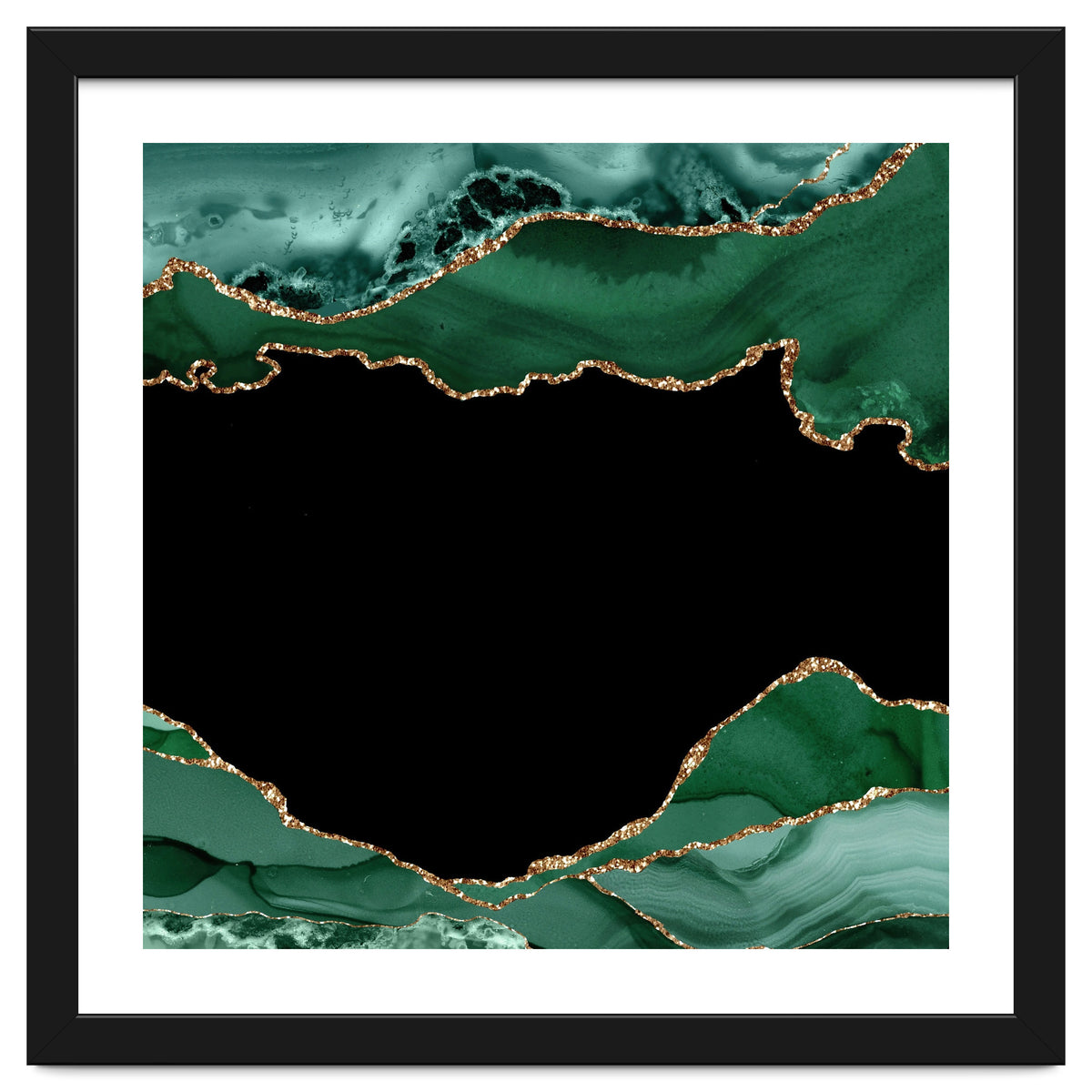 Emerald & Gold Agate Texture 03