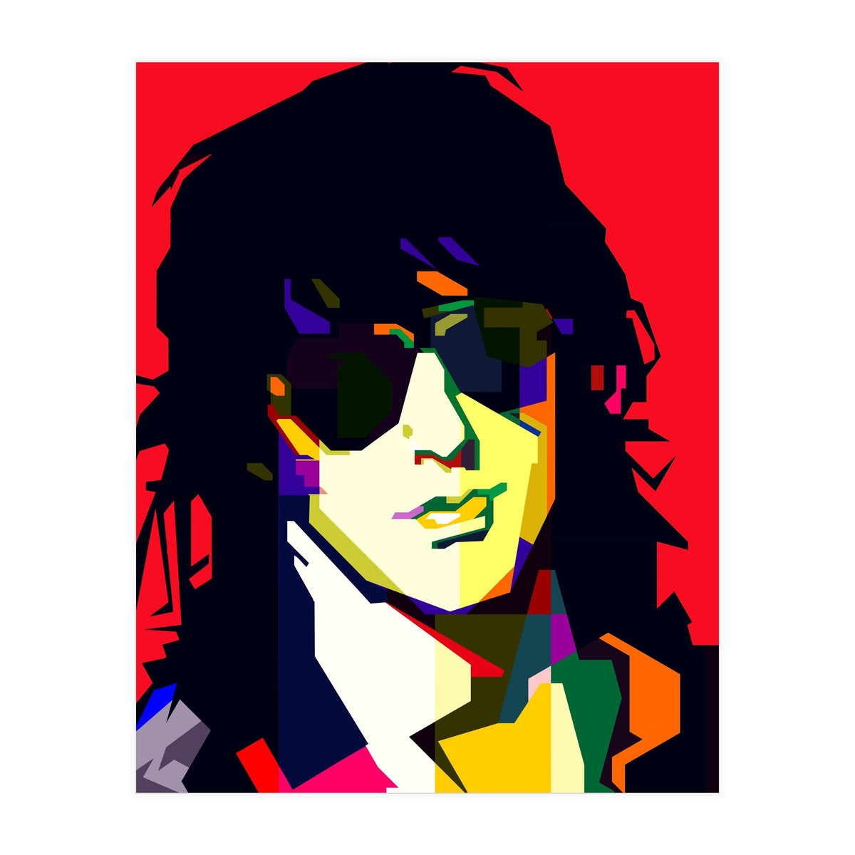 Izzy Stradlin Guitarist Pop Art WPAP (Print Only)