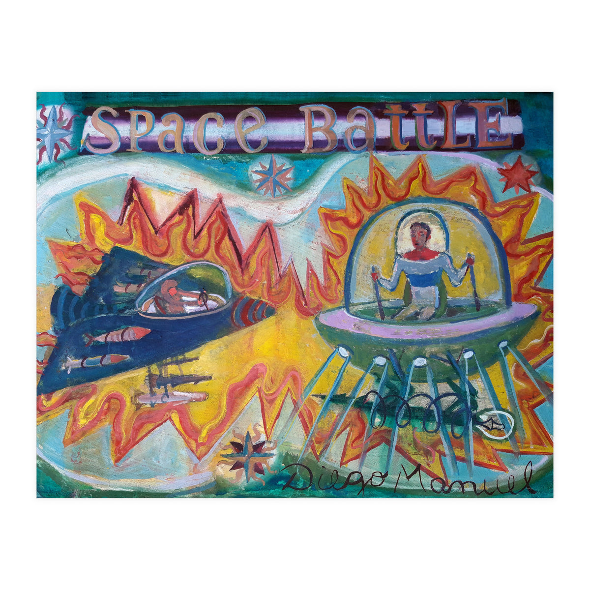 Space Battle 3 (Print Only)