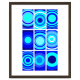 Circles & Rectangles Alt Blue 3 X 3: 2 thumbnail