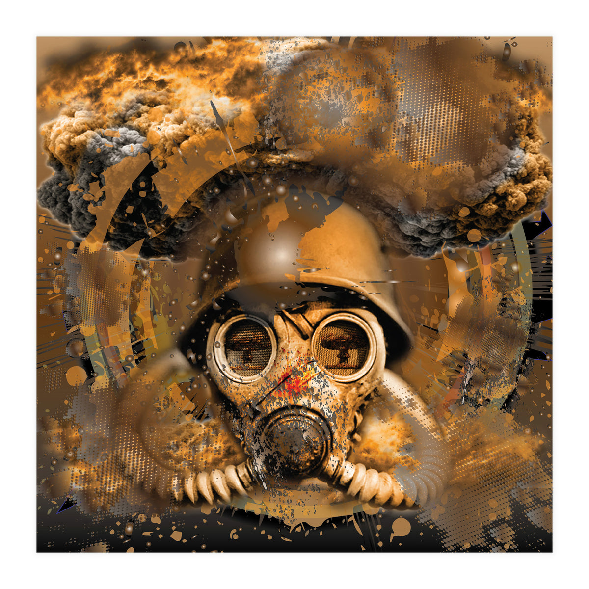 Atomic Bomb Gas Mask (Print Only)