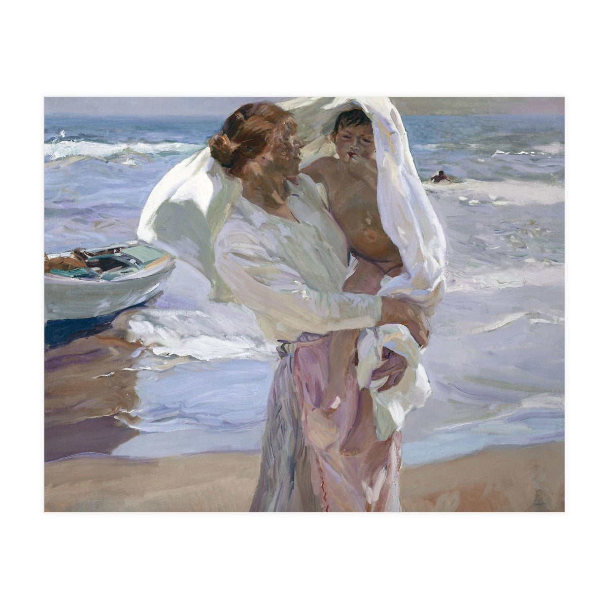 'Just Out of the Sea', 1915, Oil on canvas, 130 x 155 cm. (Print Only)