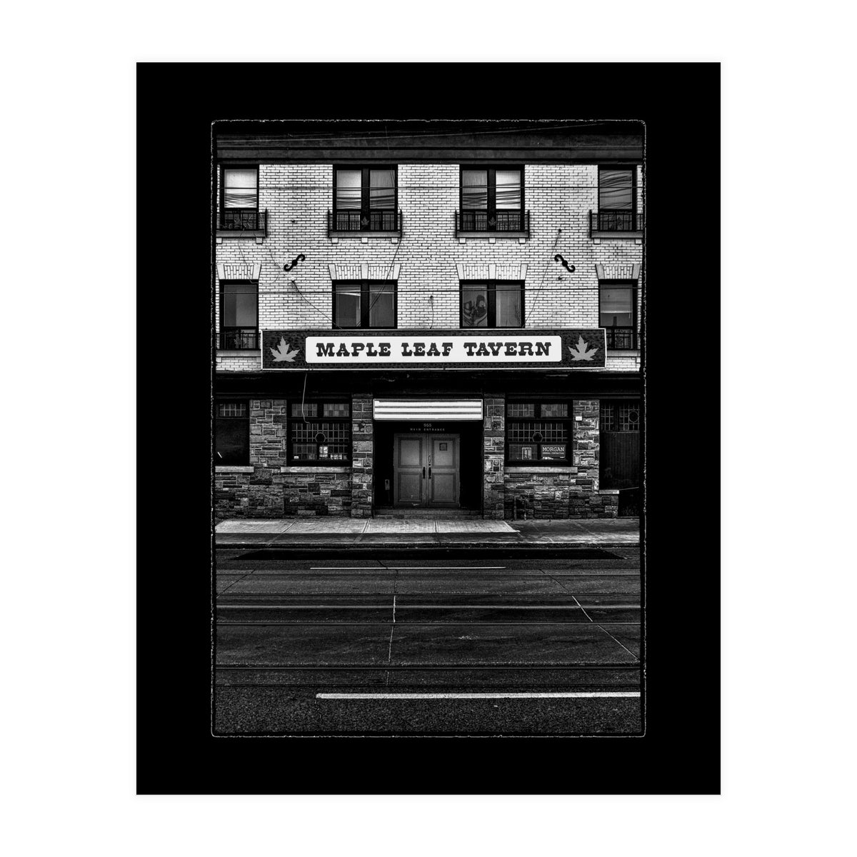 Maple Leaf Tavern No 1 with Border (Print Only)