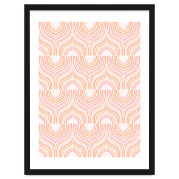 Peachy Marbeling Tiles