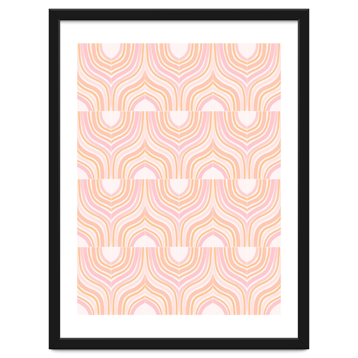 Peachy Marbeling Tiles