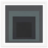 JOSEF ALBERS - HOMAGE TO THE SQUARE BLACK GREY thumbnail