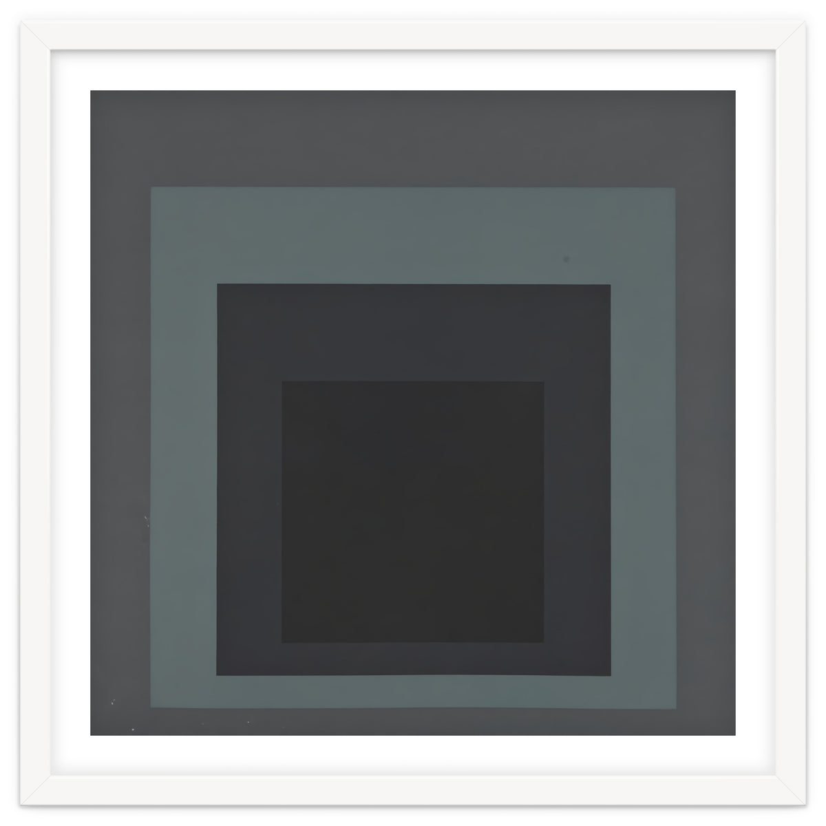 JOSEF ALBERS - HOMAGE TO THE SQUARE BLACK GREY