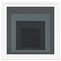 JOSEF ALBERS - HOMAGE TO THE SQUARE BLACK GREY