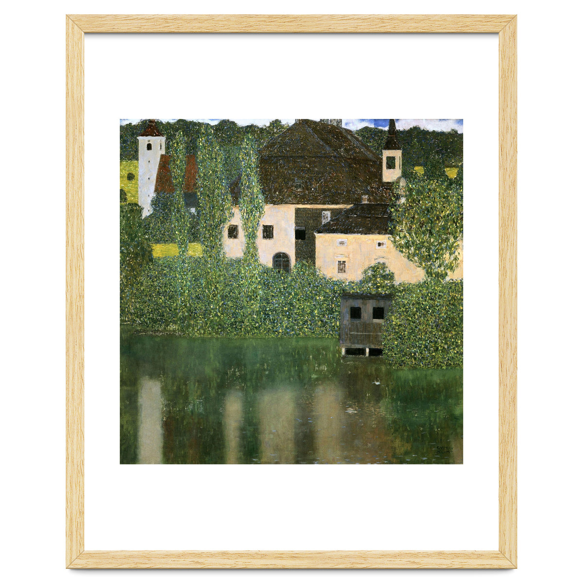 'Water Castle', 1908, Oil on canvas, 102,5 x 102 cm.