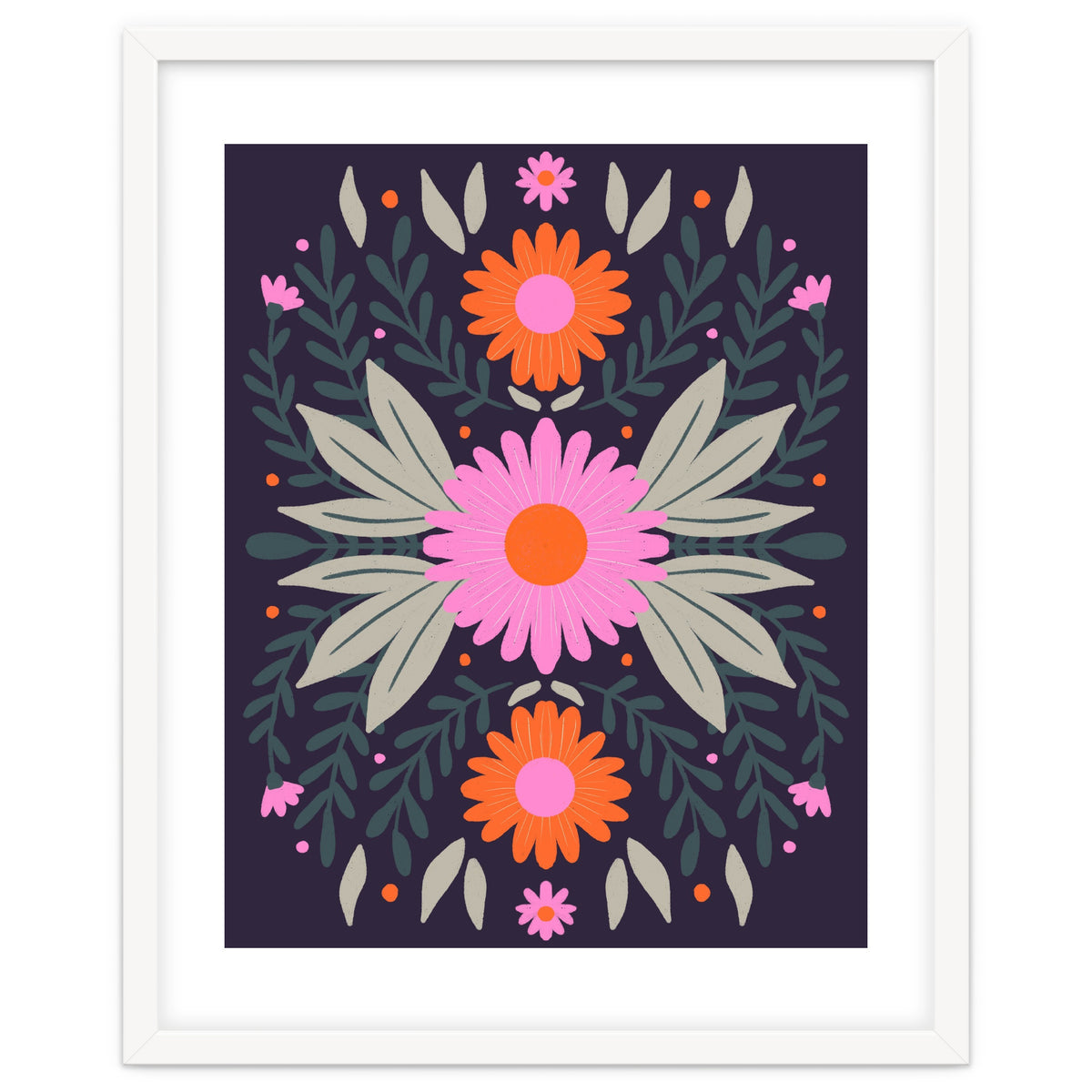 Pink And Orange Flowers