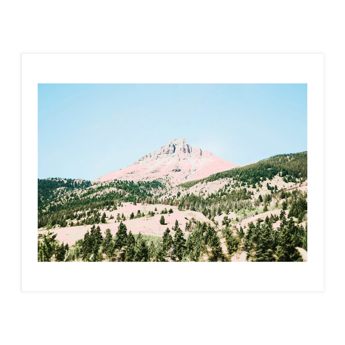 Happy Mountain #society6 #decor #buyart (Print Only)
