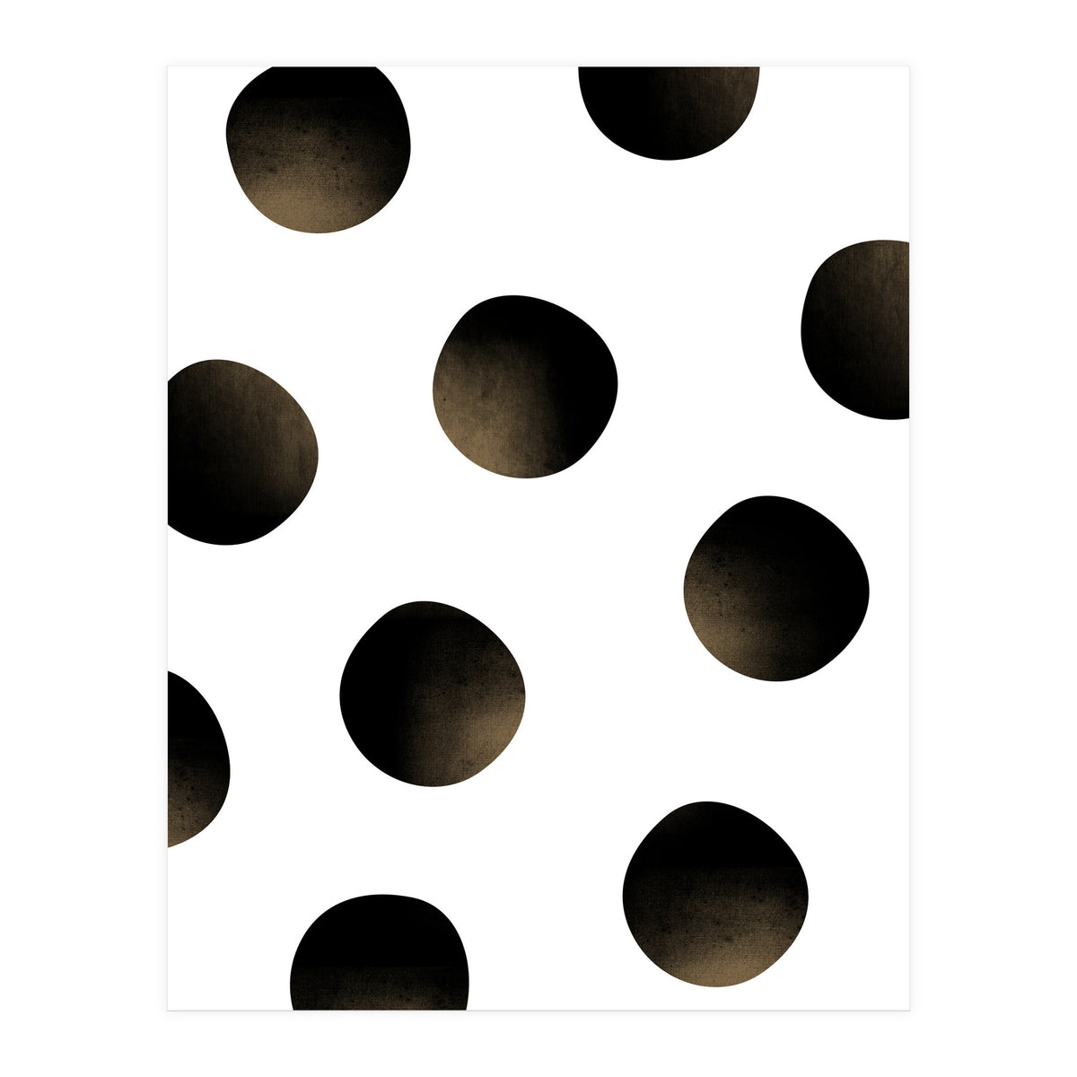 Dusted Black Polka (Print Only)