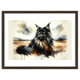 Mystical Black Cat In The Wild thumbnail