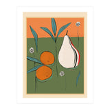Abstract Pear And Orange Art (Print Only) thumbnail