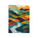 Abstract Rolling Hills Landscape (Print Only) thumbnail