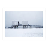 First aid house in the winter seascape (Print Only) thumbnail