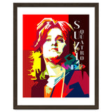 Suzi Quatro Rock N Roll Blues Singer Musician Pop Art WPAP thumbnail