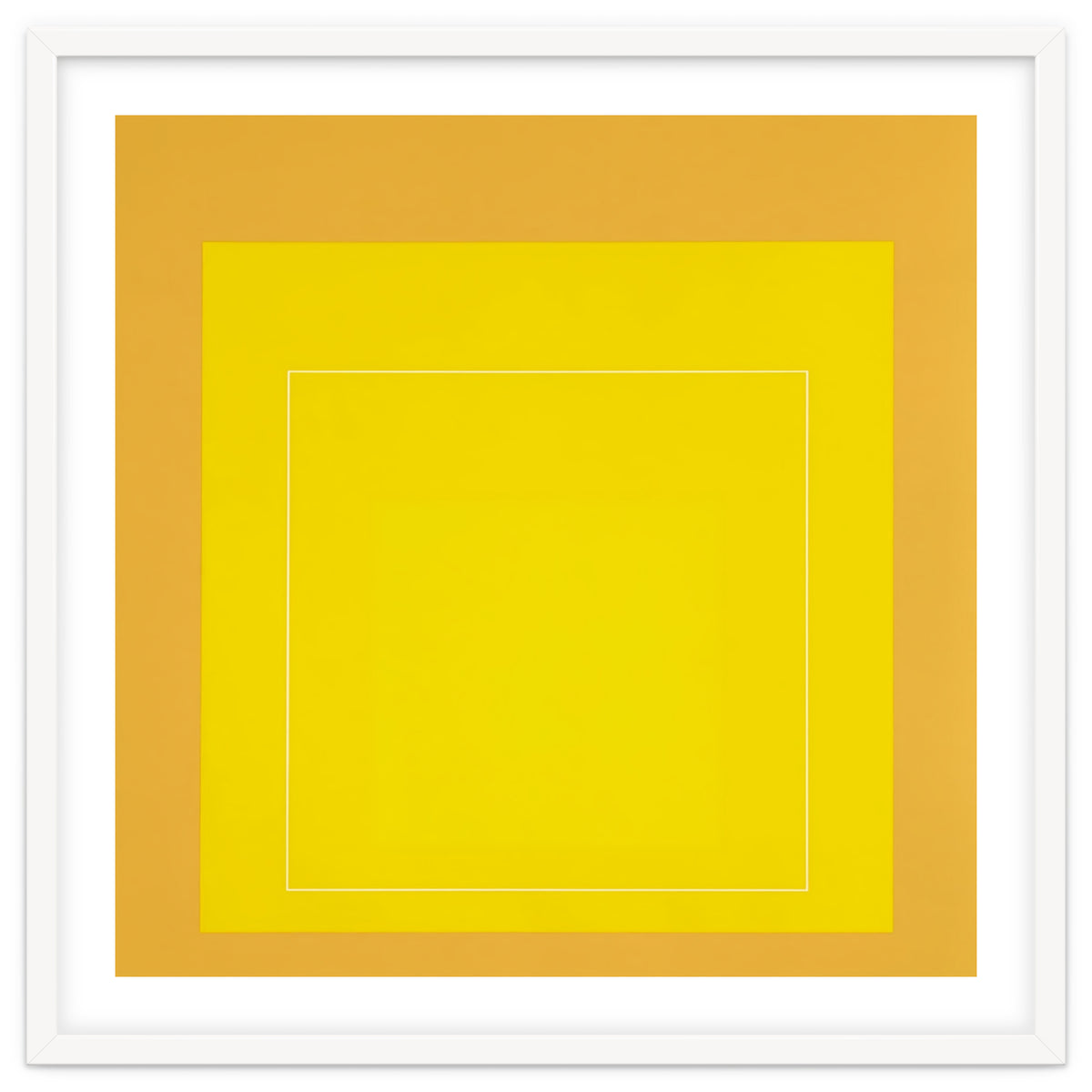 JOSEF ALBERS - HOMAGE TO THE SQUARE YELLOW