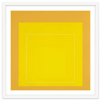 JOSEF ALBERS - HOMAGE TO THE SQUARE YELLOW