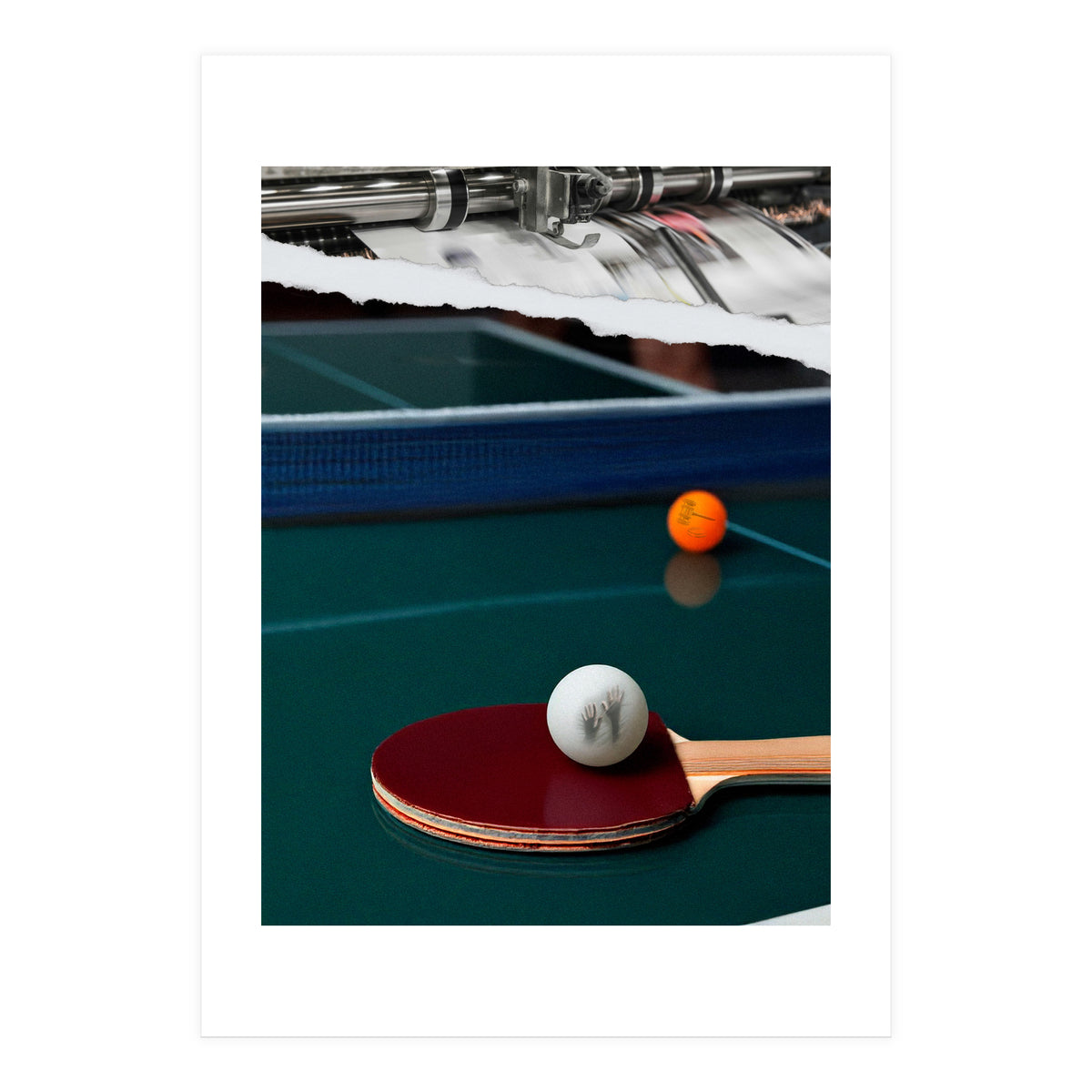 The Serve And Spin (Print Only)