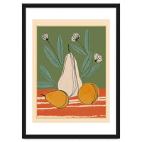 Abstract Pear Still Life