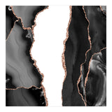Black & Rose Gold Agate Texture 07  (Print Only) thumbnail