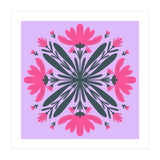 Magenta mandala flowers (Print Only) thumbnail