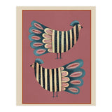 Striped Bird Pair I (Print Only) thumbnail