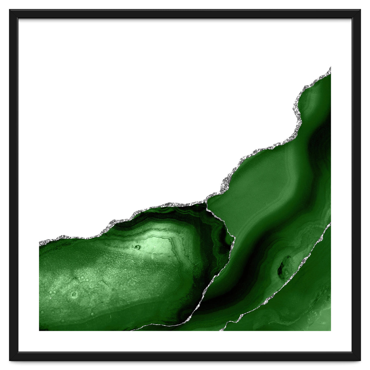 Green & Silver Agate Texture 08