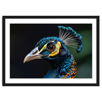 Close-up of a Peacock’s Head