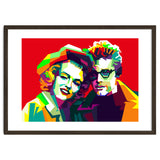 Marilyn Monroe And James Dean Pop Art WPAP thumbnail