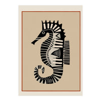 Striped Seahorse II (Print Only)