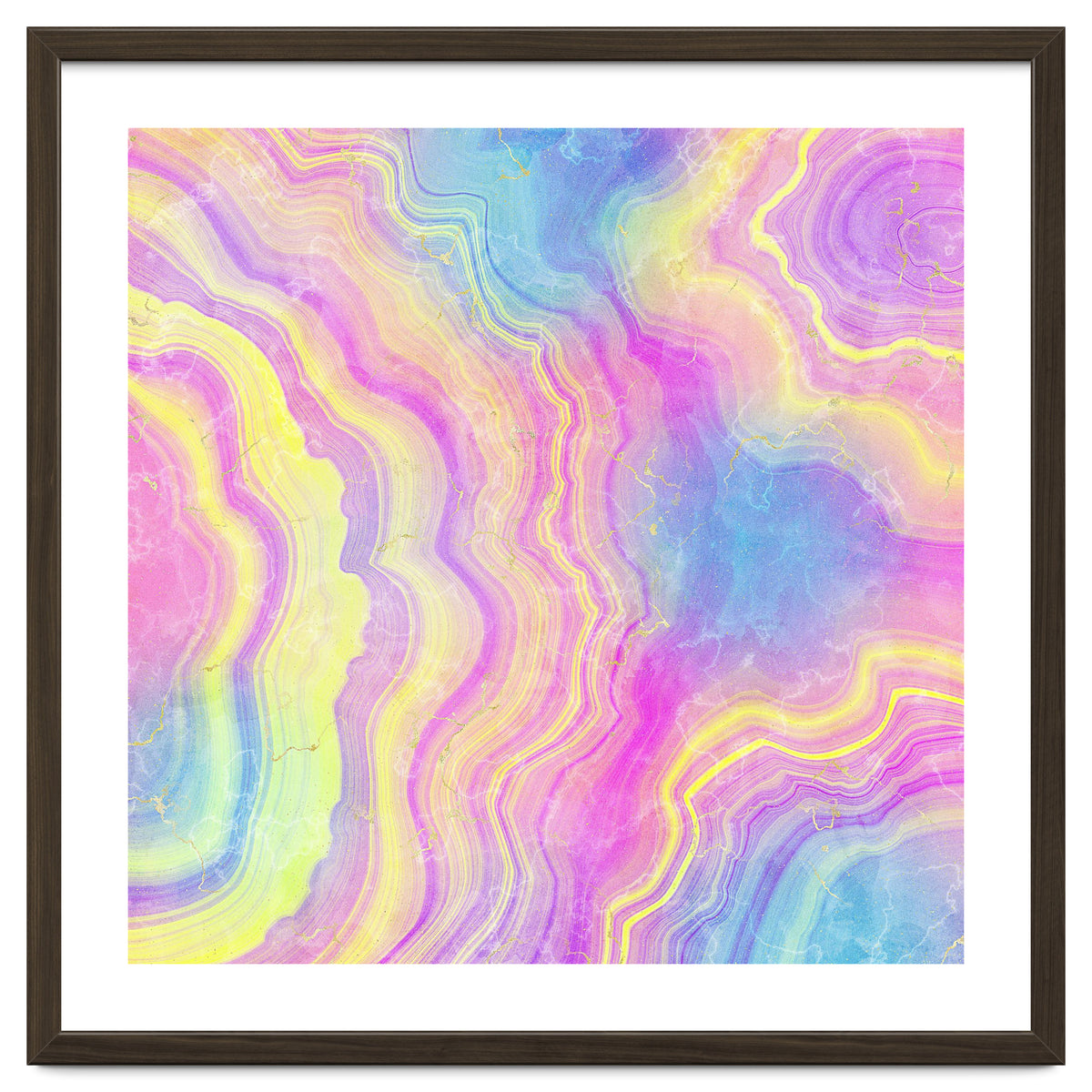 Neon Agate Texture 08