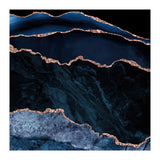 Navy & Rose Gold Agate Texture 02 (Print Only) thumbnail