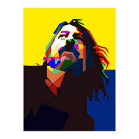 Dave Grohl Foo Fighters Grunge Sound (Print Only)