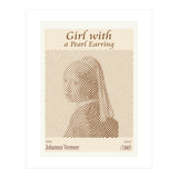 Girl With A Pearl Earring Johannes Vermeer (1665) (Print Only) thumbnail