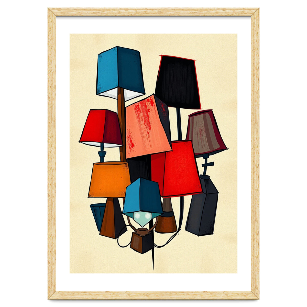 The Lamp Abstract Elegant