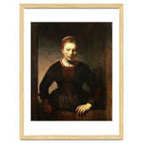 Rembrandt Harmenszoon van Rijn / 'Young Girl at an Open Half-Door', 1645. thumbnail