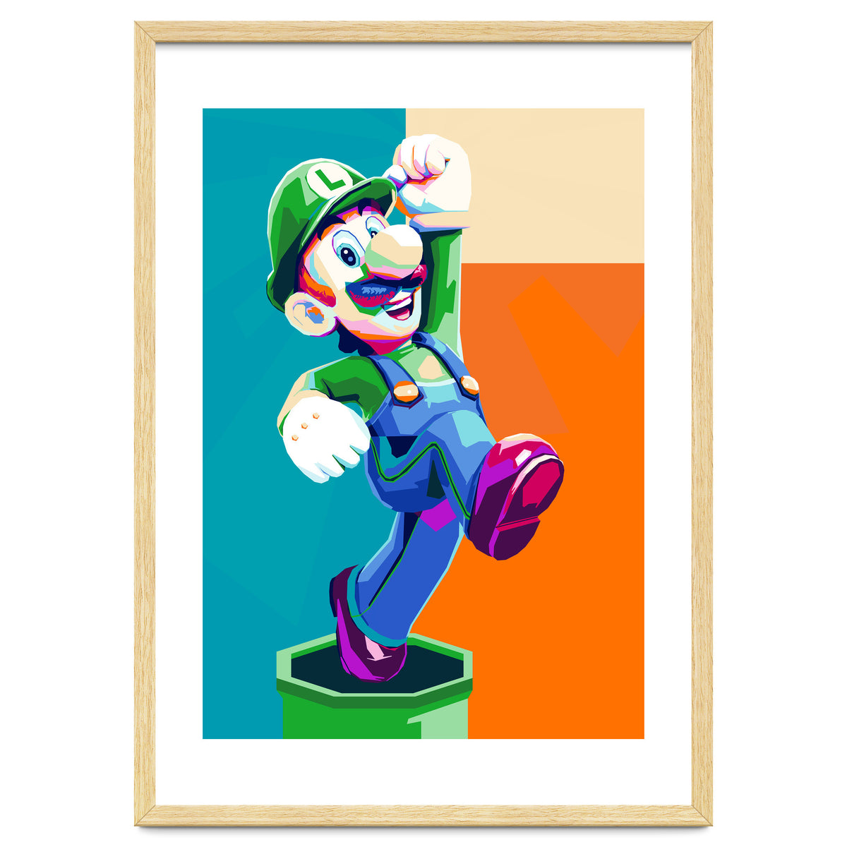 Mario Luigi Pop Art Cartoon Pop Art