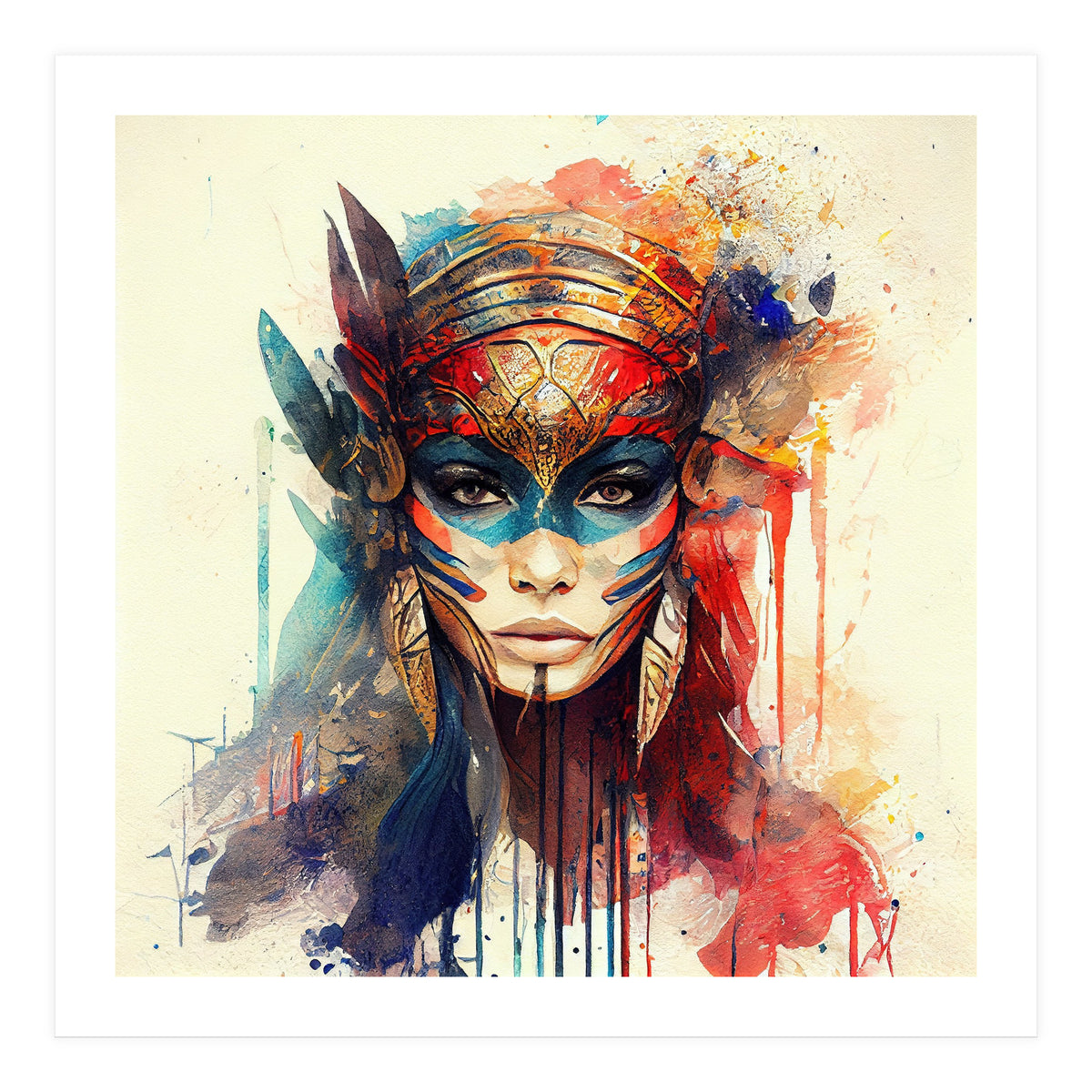 Powerful Warrior Woman #6 (Print Only)