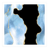 Blue & Gold Glitter Agate Texture 01  (Print Only) thumbnail