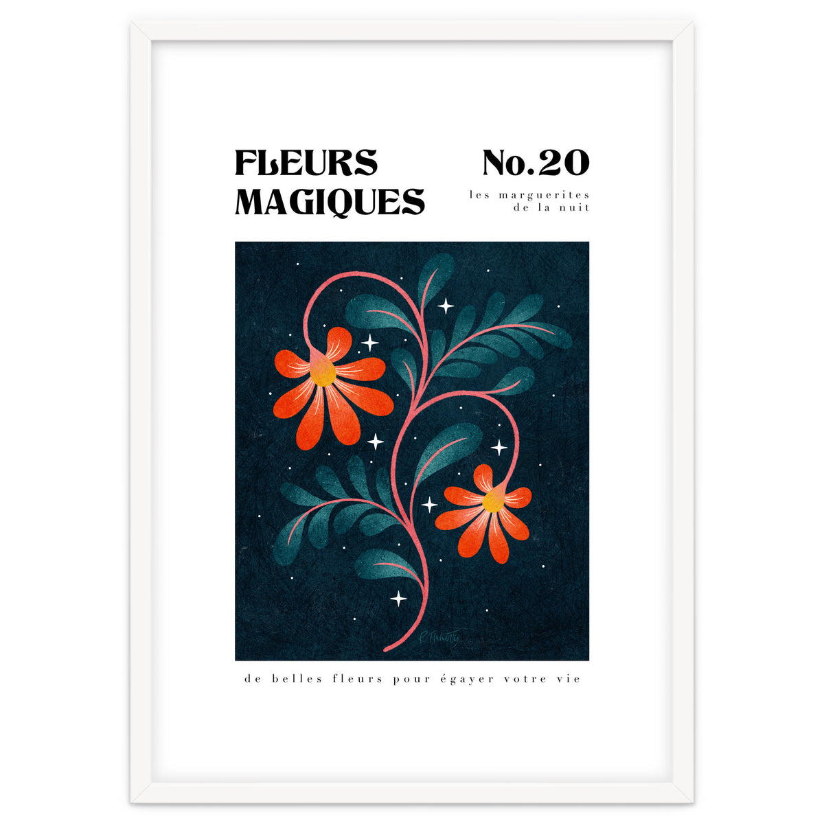 Magical Flowers No.20 Dark Daisies