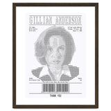 Receipt Art Gillian Anderson thumbnail