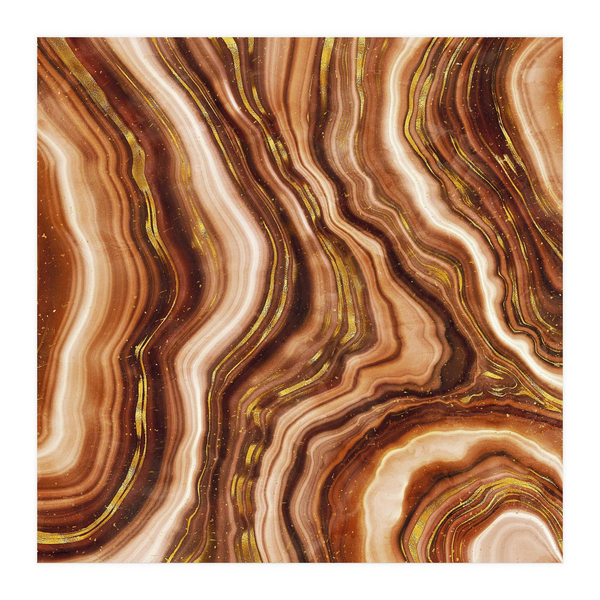 Golden Agate Texture 04 (Print Only)
