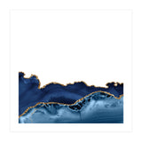Navy & Gold Agate Texture 26  (Print Only) thumbnail
