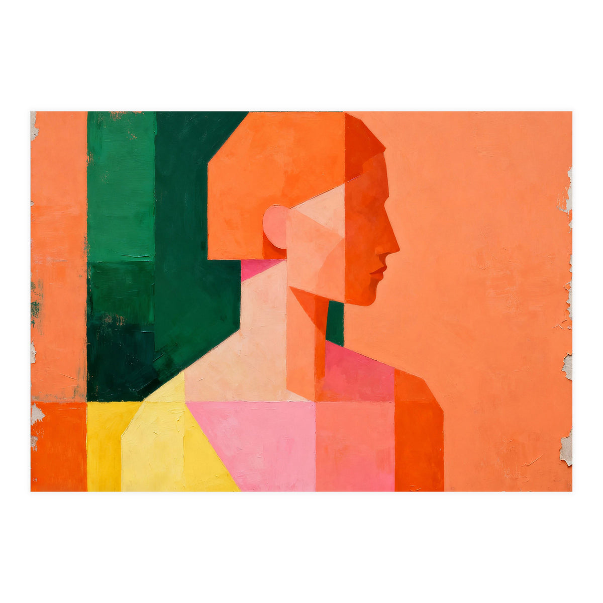 Geometric People 01 (Print Only)